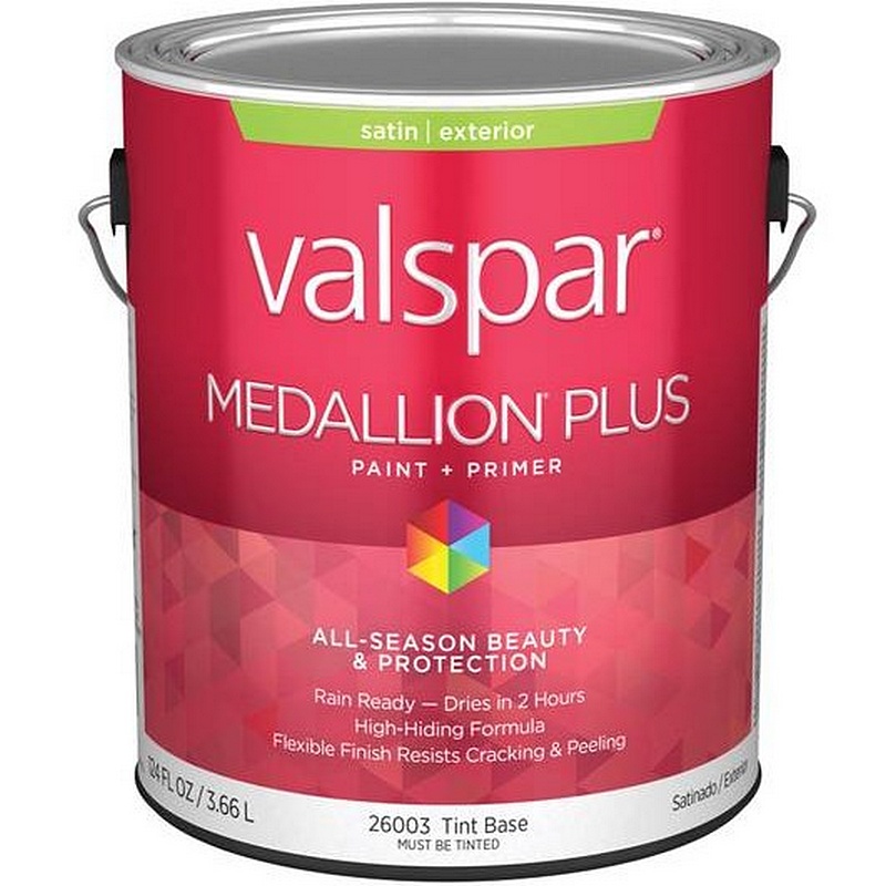 Valspar Medallion Plus Satin Exterior Tint Base Paint & Primer 1 gal