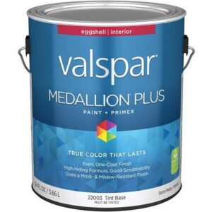 Valspar Medallion Plus Tint Base Interior Eggshell Paint & Primer 1 gal