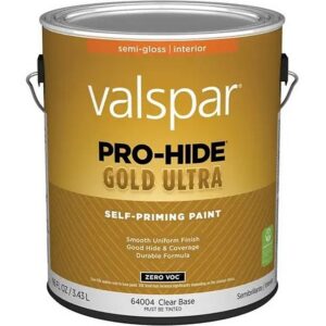 Valspar Pro-Hide Gold Ultra Semi-Gloss Clear Base Interior Wall Paint 1 gal
