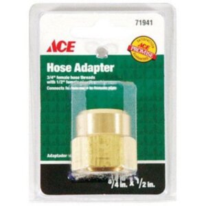 Ace Hose Adapter 3/4 inch FHT X 1/2 inch FPT