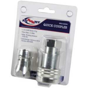 AgSmart AS204 Hydraulic Quick Coupler with ISO Tip 1/2”