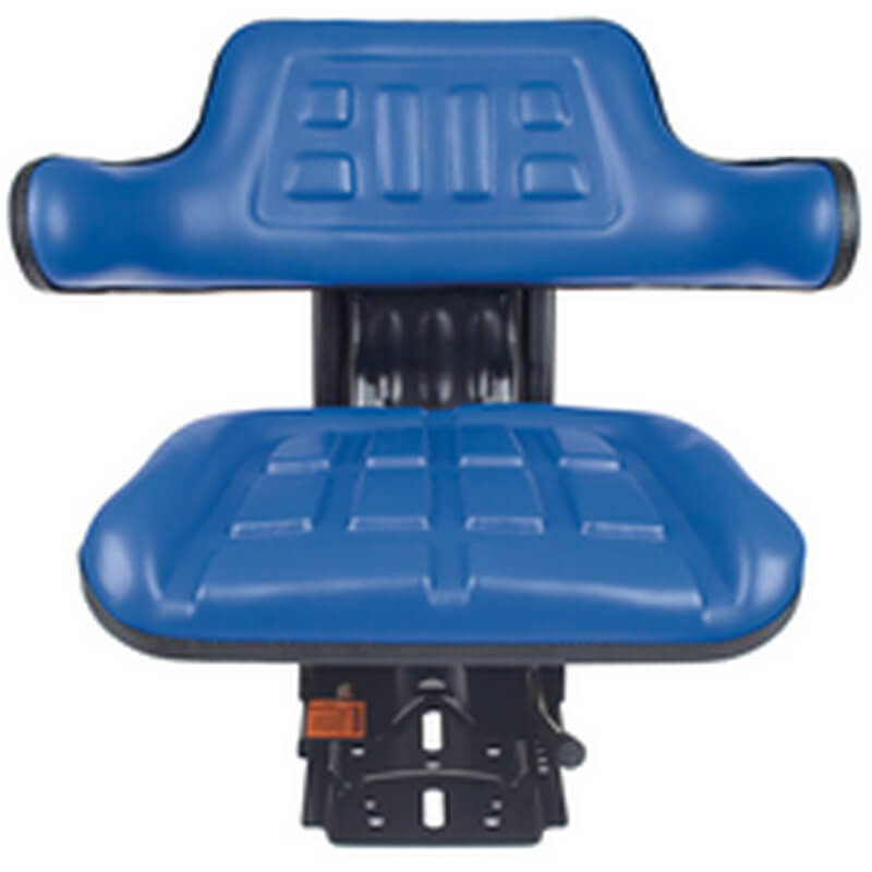 Blue Universal Tractor Seat with Suspension