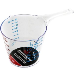 Chef Craft Clear Plastic Measuring Cup 2C