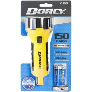 Dorcy 150 Lumen Black & Yellow Floating LED Flashlight