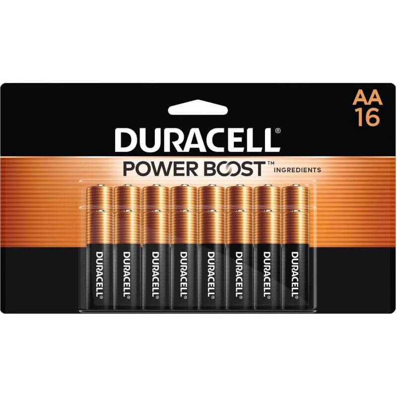 Duracell Coppertop Alkaline AA Batteries 16 pk