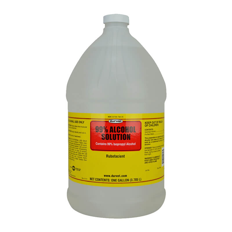 Durvet 99% Isopropyl Alcohol Solution 1 gal