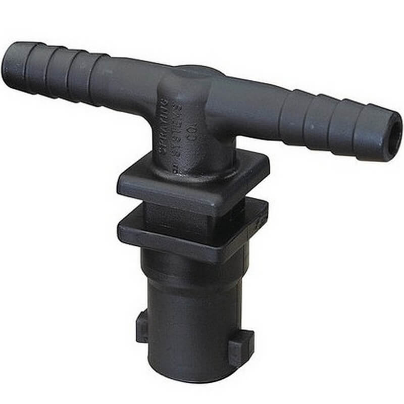 Fimco Double Hose Barb Tee Nozzle Body Elbow 3/8”