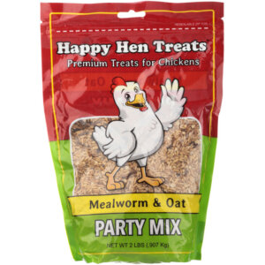 Happy Hen Mealworms & Oats Chicken Treat Party Mix 2 lb