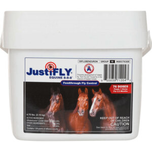 JustiFLY Equine 8-8-8 Fly Control Bucket 4.75 lb