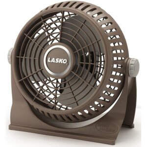 Lasko Brown Desk Fan 2 Speed 10 inch