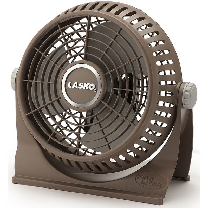 Lasko Brown Desk Fan 2 Speed 10 inch