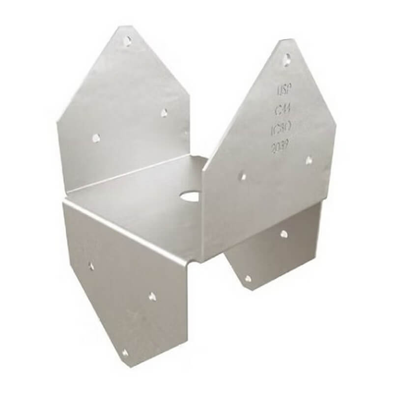 MiTek G90 Steel Post Cap 4”x4”