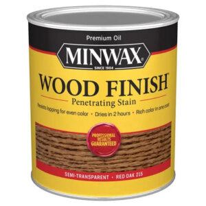 Minwax Penetrating Oil-Based Red Oak Interior Wood Finishing Stain 1 qt