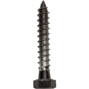 National Hardware Black Lag Bolt 1/4”x1” 4 pk