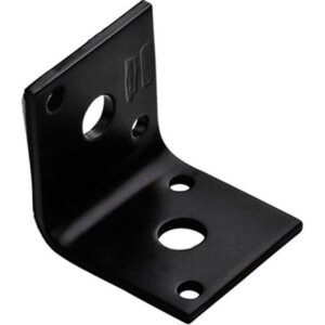National Hardware Black Steel Corner Brace 1.5”x1.65”
