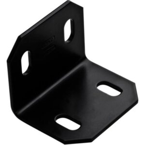 National Hardware Black Steel Corner Brace 2.4”x3”x1/8”