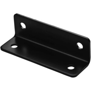National Hardware Black Steel Corner Brace 5”x1.6”x1/8”