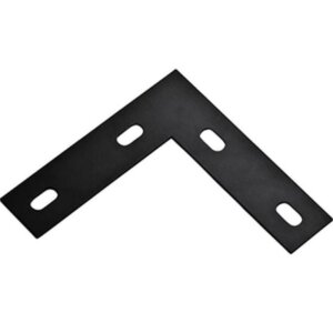 National Hardware Black Steel Corner Brace 6-1/2”x1/8”