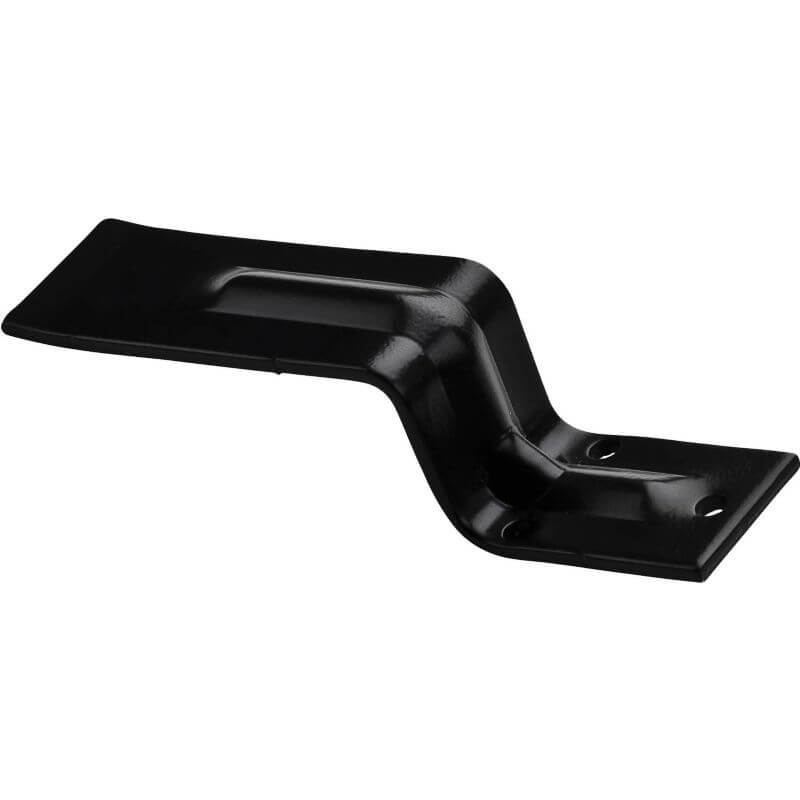 National Hardware Black Steel Open Door Bar Holder 1.5”x6.3”