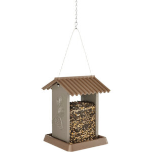 North States Village Collection Brown Plastic Pinecone Birdfeeder