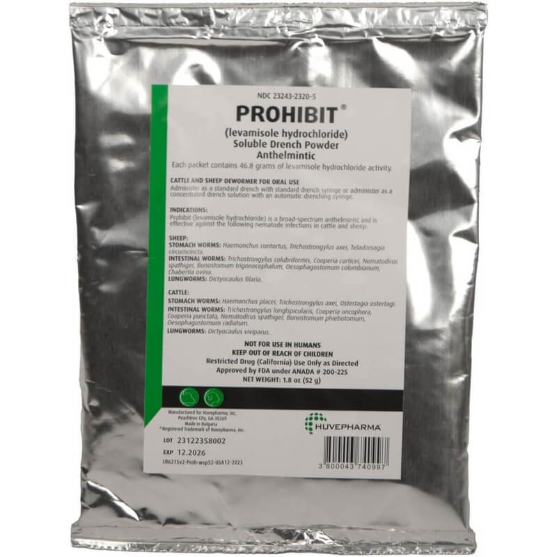Prohibit Soluble Drench Powder 52 gm