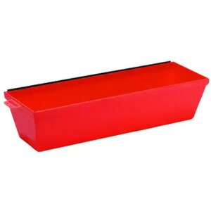 QLT Red Plastic Drywall Mud Pan 12”