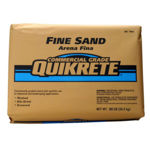 Quikrete Commercial Grade Fine Grain White Silica Sand 80 lb