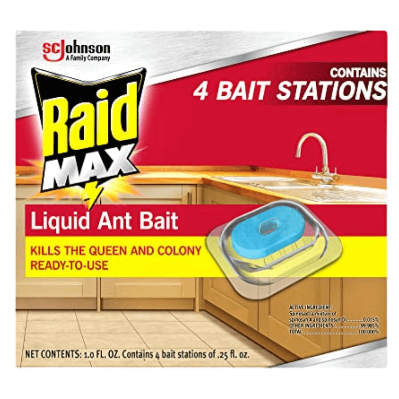 Raid Max Liquid Ant Bait Stations 4 pk