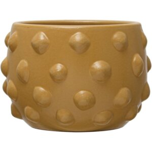 Raised Dots Terra-Cotta Planter