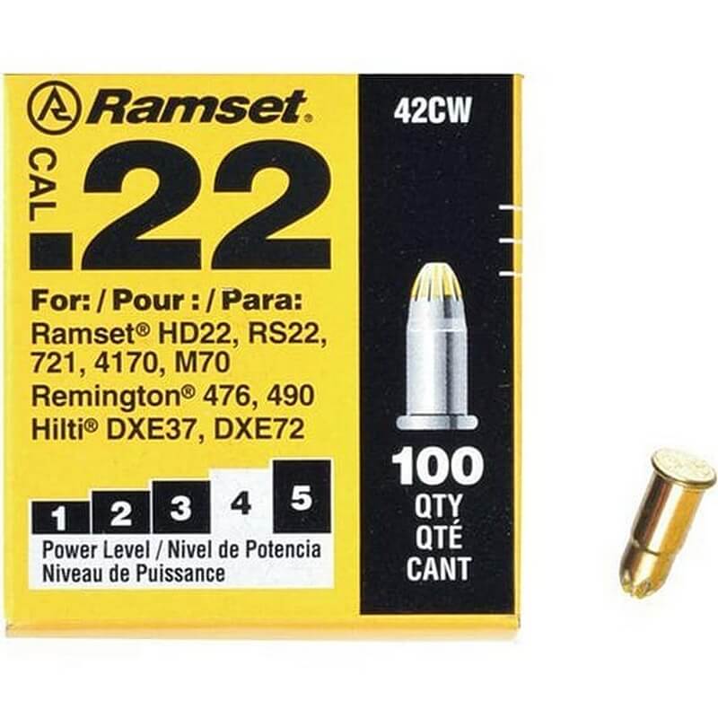 Ramset Yellow Powder Fastener Loads 25 pk