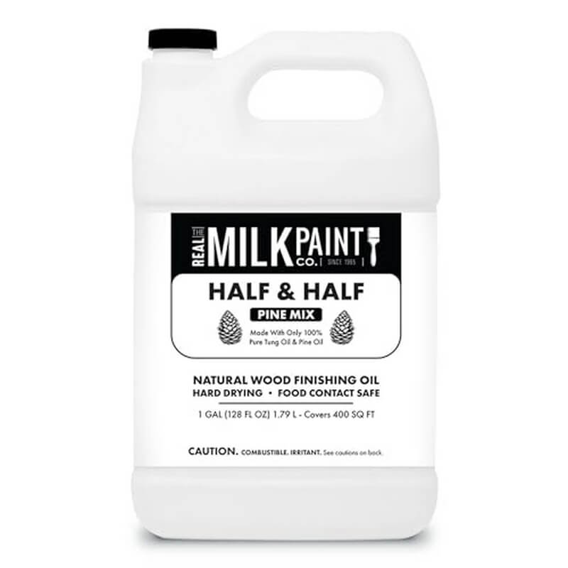 Real Milk Paint Half & Half Pine Mix Tung Oil 1 gal