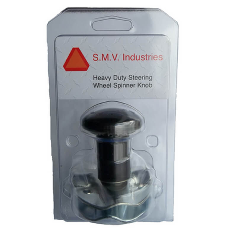 S.M.V. Industries Heavy Duty Steering Wheel Spinner Knob with Bracket