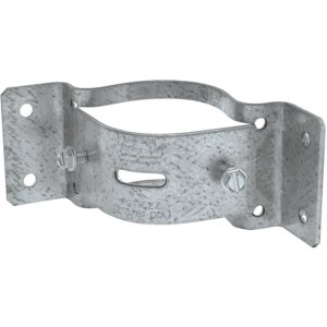 Simpson Strong Galvanized Steel Pipe Grip Tie 12ga 2-1/2”x4-3/4”
