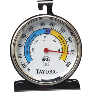 Taylor Classic Freezer-Refrigerator Thermometer 3”