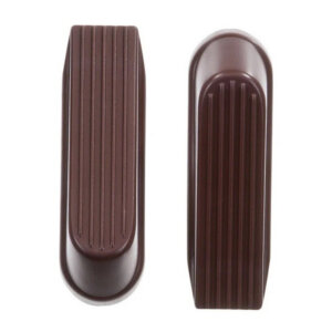 Ace Brown Rubber Wedge Door Stop 4” 2 pk