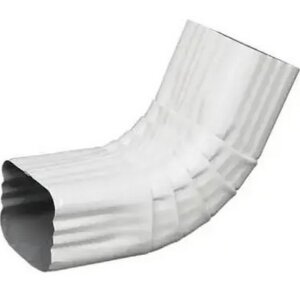 Amerimax White Aluminum Style A Front Gutter Elbow 2”x3”