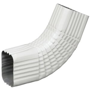 Amerimax White Aluminum Style “B” Gutter Side Elbow 3”x4”