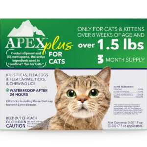 Apex Plus Flea Treatment for Cats 1.5 lb+ 3 pk