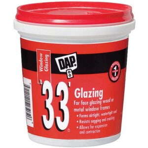 DAP 33 White Window Glazing Compound 0.5 pt