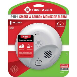 First Alert BRK Battery Operated 2-in-1 Smoke & Carbon Monoxide Alarm