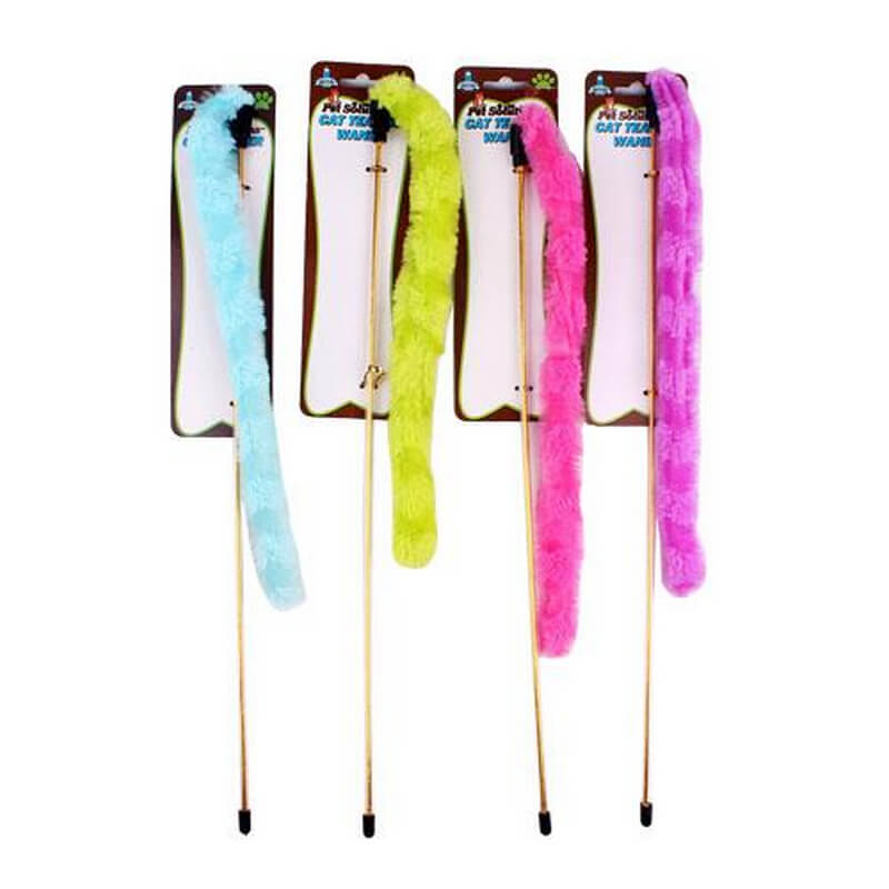 Fluffy Wand Cat Teaser Toy