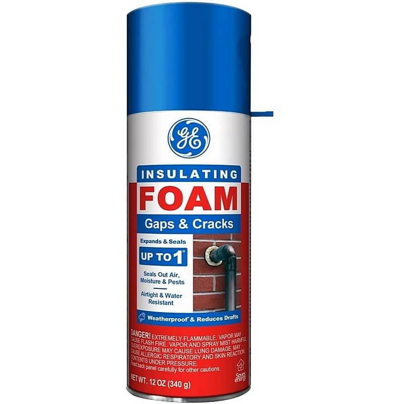GE Gaps & Cracks Insulating Foam Sealant 12 oz