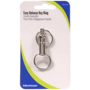 Hillman Metal Silver Easy Release Valet Key Chain
