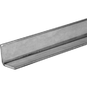 Hillman Zinc Plated Steel Solid Angle 1”x1”x4’