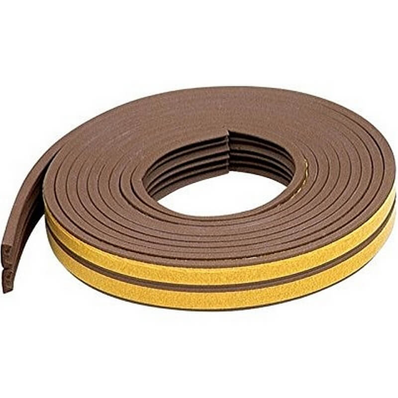M-D Building Products Brown Rubber Weatherstrip Tape 3_8”x17’