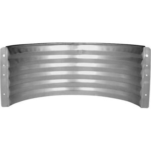 Marshall Stamping Galvanized Steel Round Area Wall 16”x37”x18”