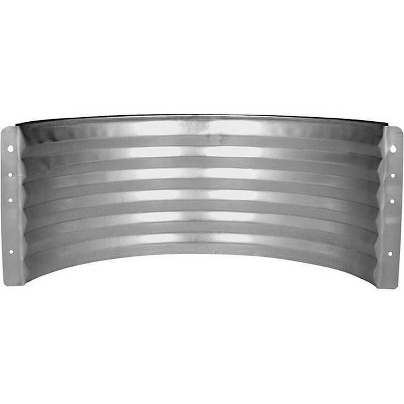 Marshall Stamping Galvanized Steel Round Area Wall 16”x37”x18”
