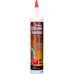 Meeco’s Red Devil Red Silicone Hi-Temp Sealant 10.3 oz