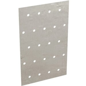 MiTek Galvanized Steel Truss Mending Plate 20 ga 3-1/8”x5”