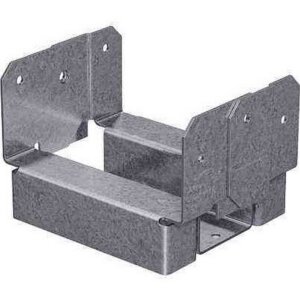 MiTek Triple Zinc 2-Sided Post Anchors 6”x6”